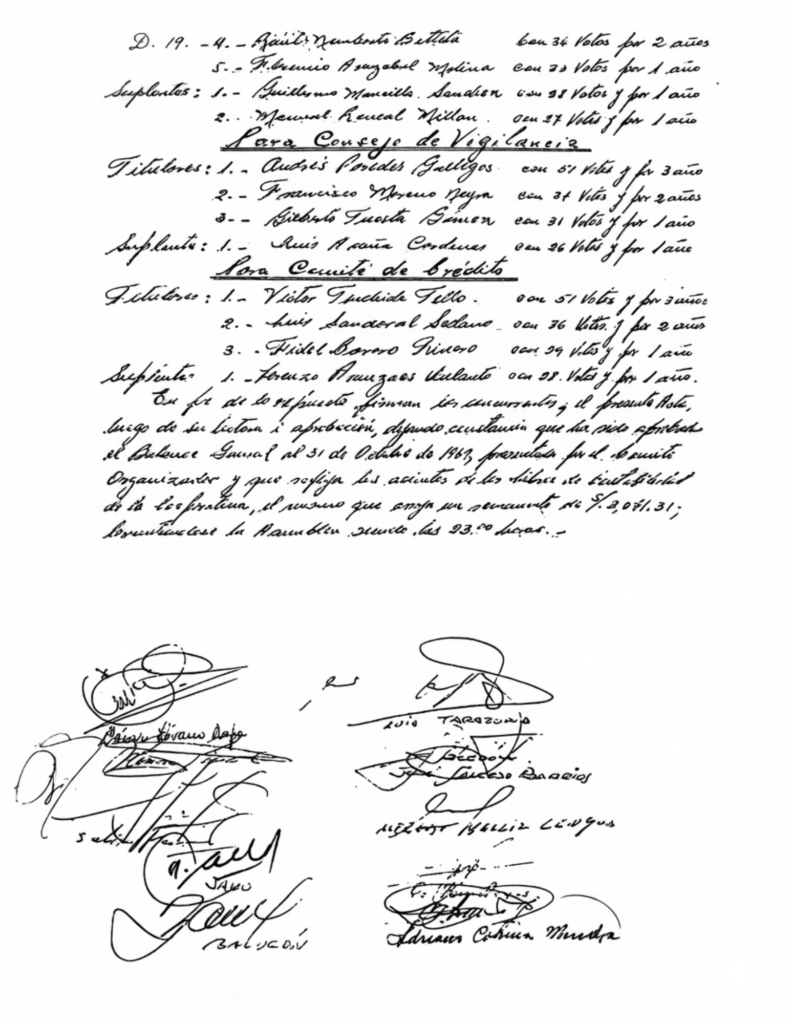 Acta de Constitución Hoja 2
